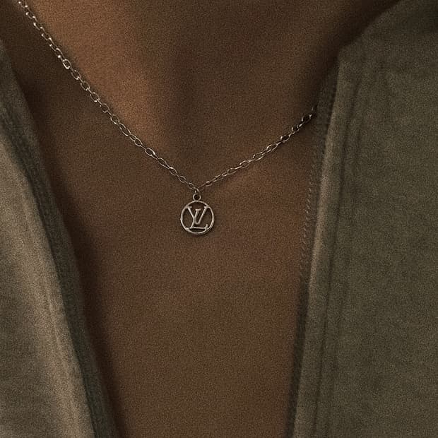 루이비통 빈티지 정품 업사이클링 목걸이 남자목걸이 써지컬