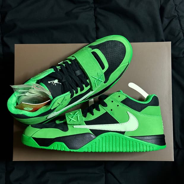 [295] 트래비스 스캇 X 조던 점프맨 잭 TR 그린 새상품