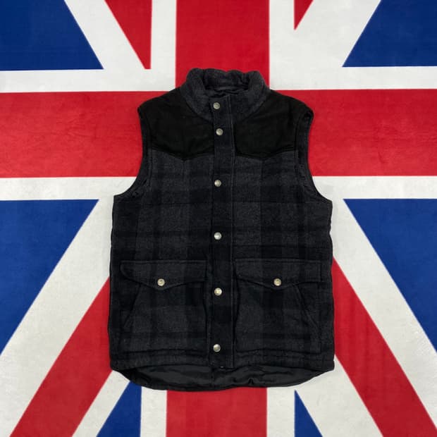 리바이스 패딩조끼 M 