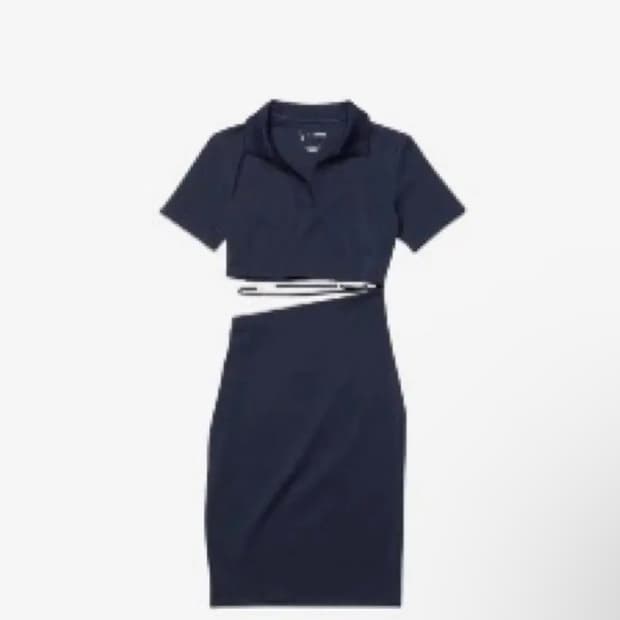 나이키 x 자크뮈스 NRG 폴로 드레스 다크 옵시디언 us s