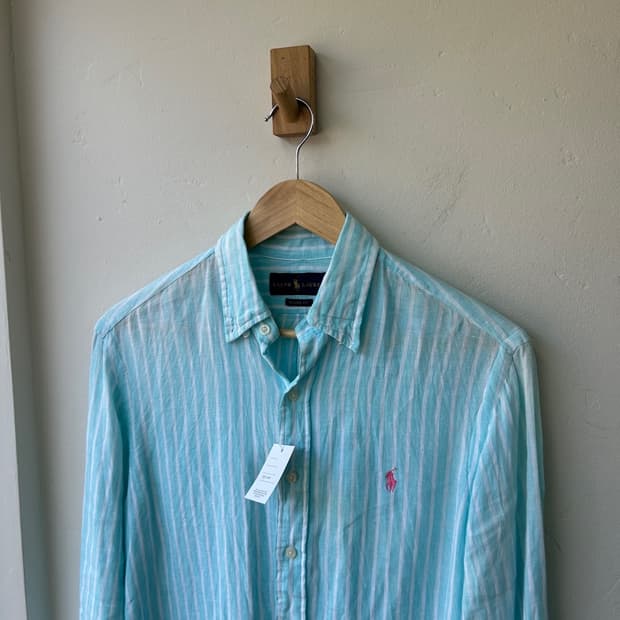 16718 - 폴로 랄프로렌 스트라이프 린넨 셔츠