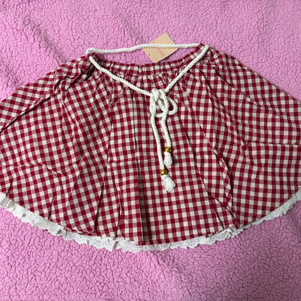 리즈리사 고전 핀터깔 대대장 히메카지 라떼갸루 히메갸루 깅엄 스커트