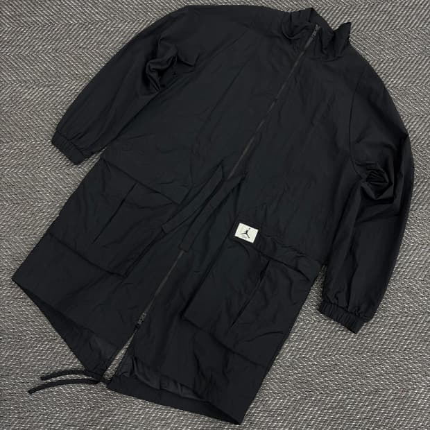 조던 롱 우븐 바람막이 블랙s