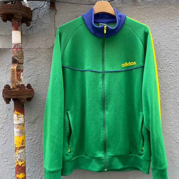 아디다스 트랙자켓 (브라질 컬러) 