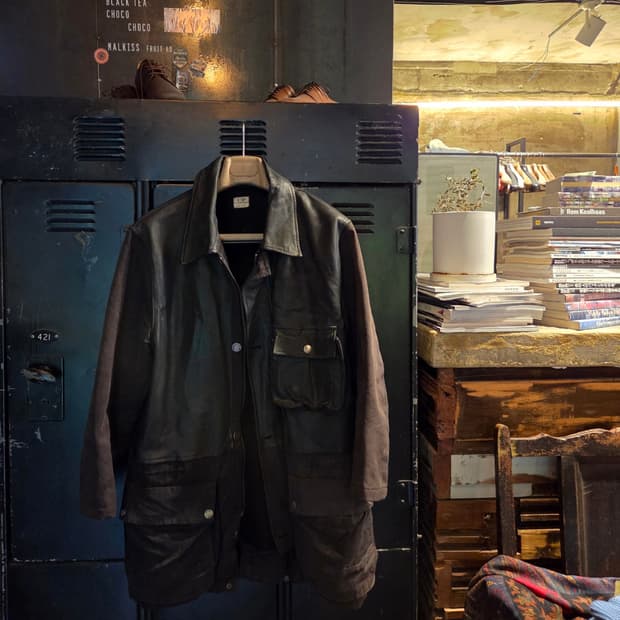 Cp company 레더자켓