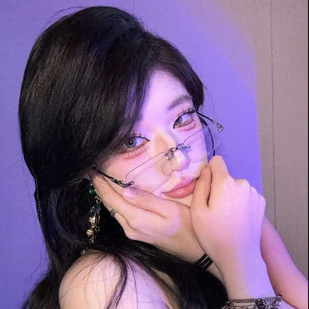 긱시크 무테 안경