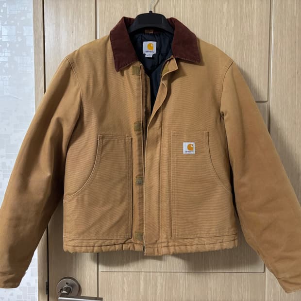 칼하트 j002 디트로이트 자켓 브라운