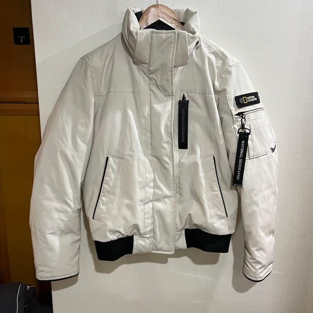 (XS) 내셔널지오그래픽 덕다운 숏패딩