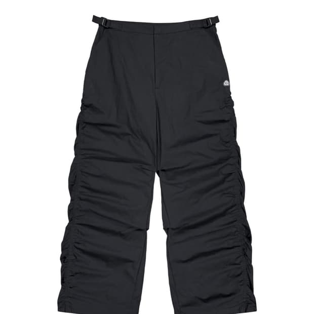 코이세이오 퍼커링 팬츠 블랙