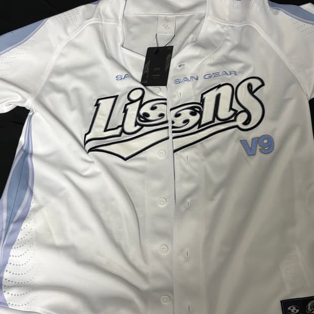 산산기어 삼성라이온즈 유니폼 화이트 M