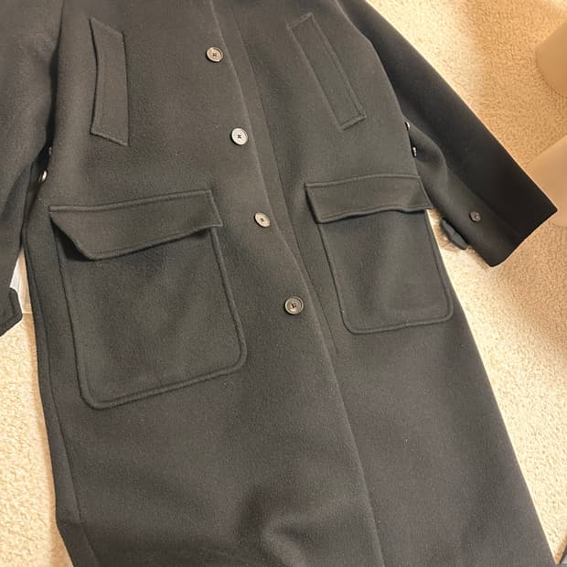 인사일런스 오버사이즈 발마칸코트 m