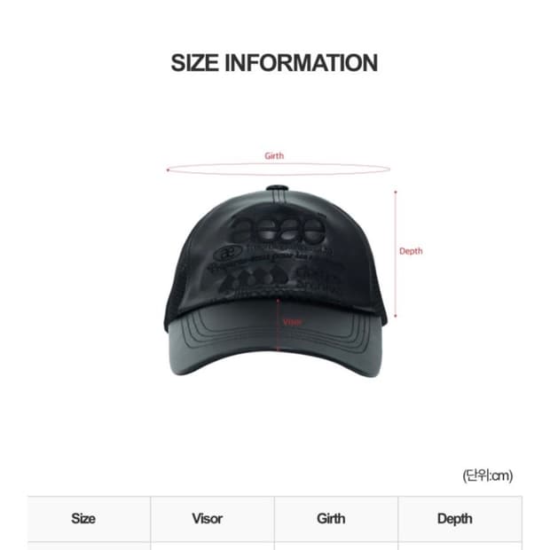 aeae & TREEMINGBIRD Web Logo Mesh Cap 레더