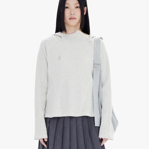 할로미늄 WAFFLE HOODIE 와플 후드