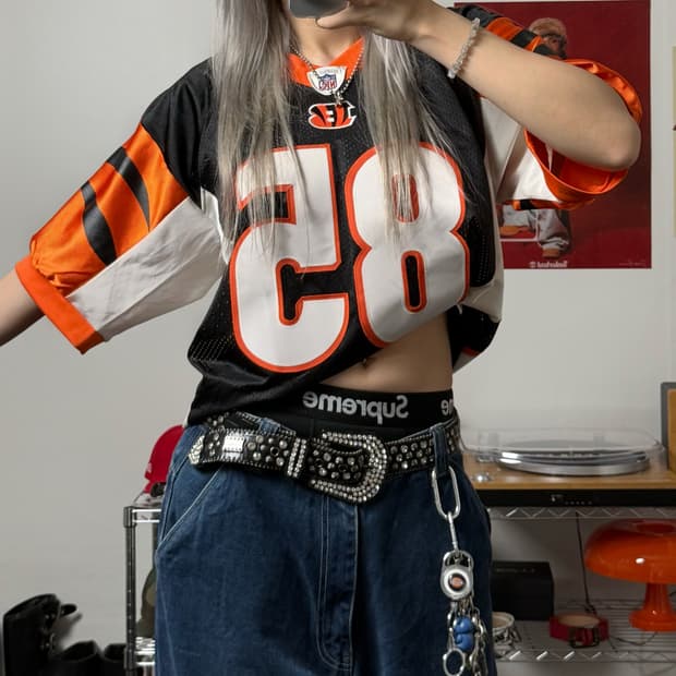 리복 NFL 90s 풋볼 져지