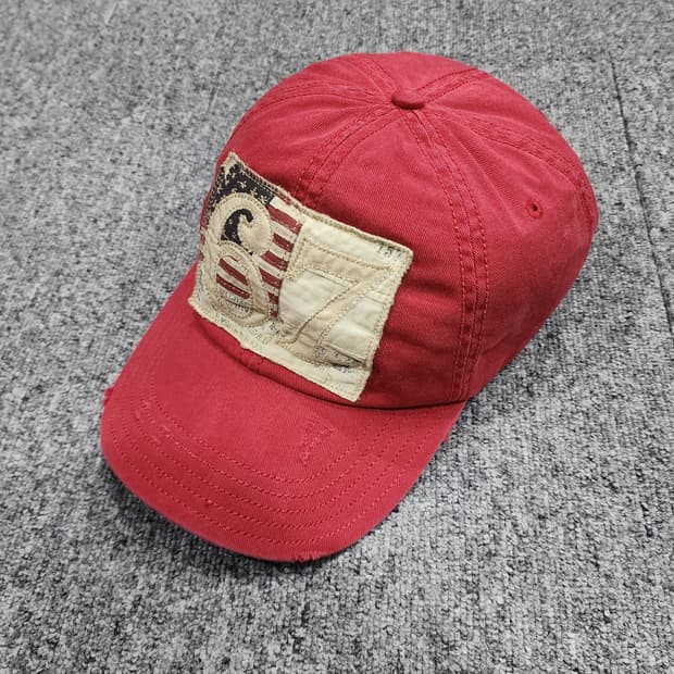 폴로 랄프로렌 진스 90s USA플래그 67 패치 볼캡 모자