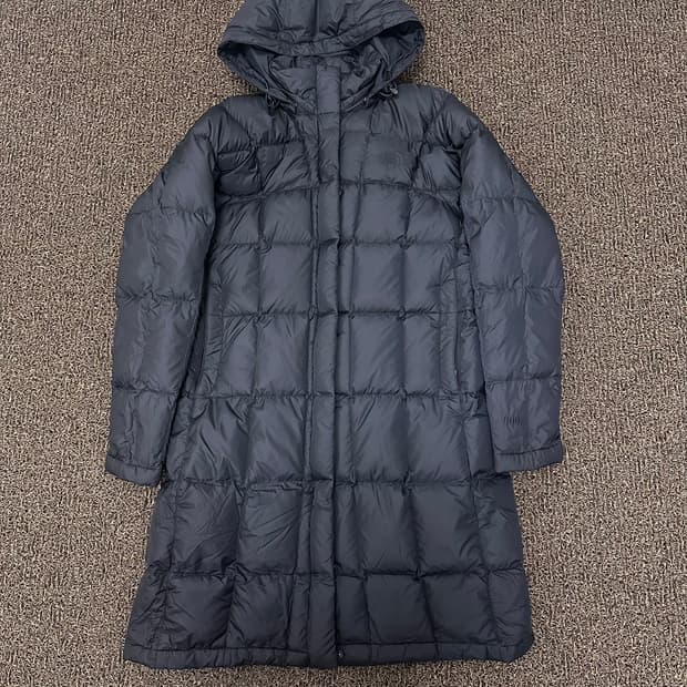 노스페이스 여성 구스다운 롱패딩 95(M)