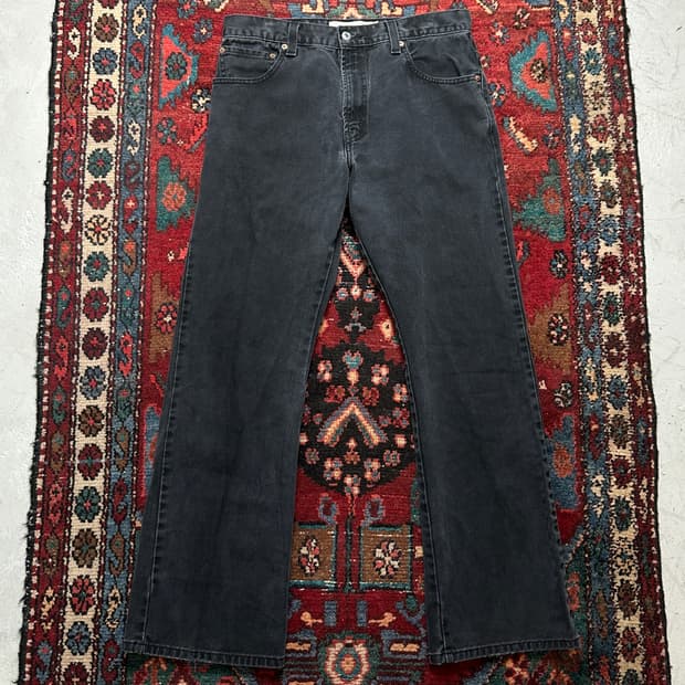 00's 리바이스 517 블랙 부츠컷 플레어진