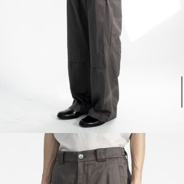 폴리테루 패들 팬츠 블랙 4사이즈