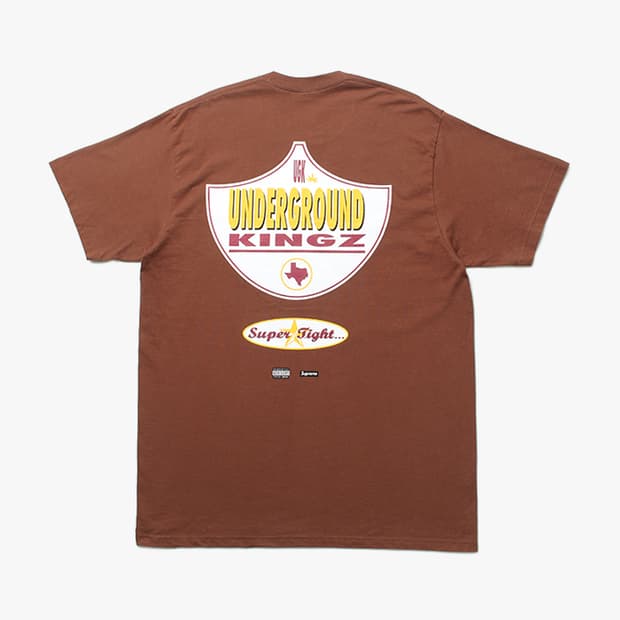  SUPREME "Brown T-Shirts"