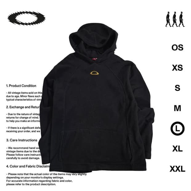 오클리 소프트웨어 플리스 후드티 L사이즈