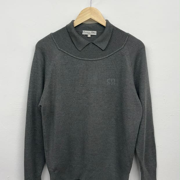 [L] 크리스찬 디올 스포츠 카라 니트 스웨터