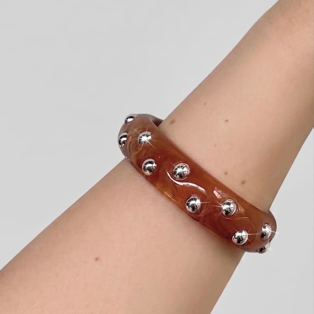 빈티지 도트 뱅글 Vintage dot bangle