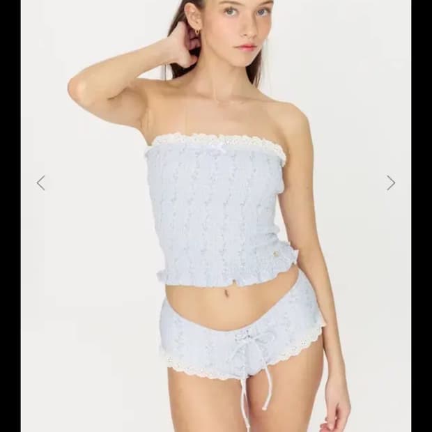 글로니 비키니 smoke tube top bottom set