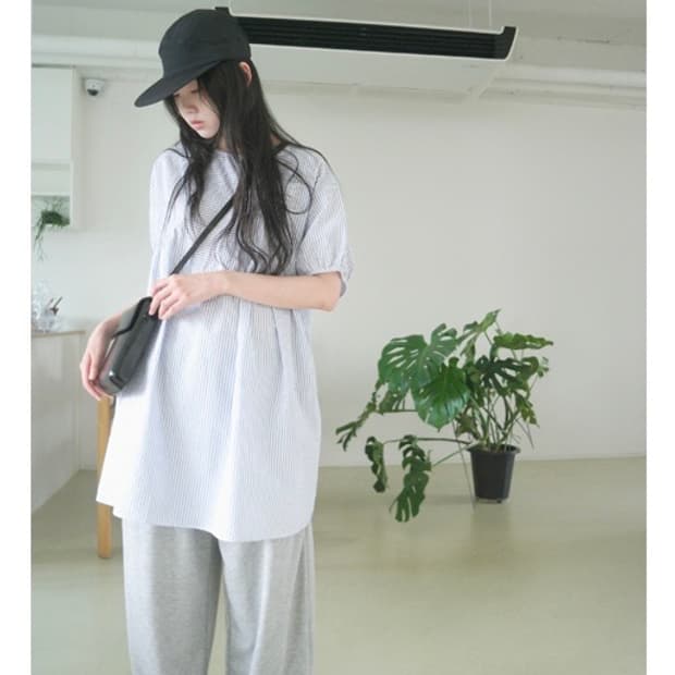 aftermonday stripe puff dress 애프터먼데이 원피스