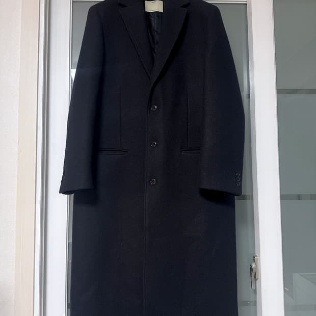 포터리 울 싱글 코트 블랙 2