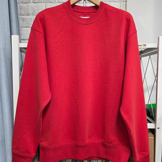 솔리드옴므 남성 맨투맨 L 100 루즈핏 라운드넥 스웻셔츠 MM16