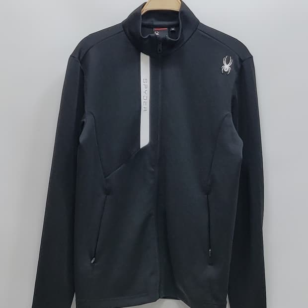 SPYDER 24FW 스파이더 풀집업 트랙탑 자켓 / 남 100 블랙
