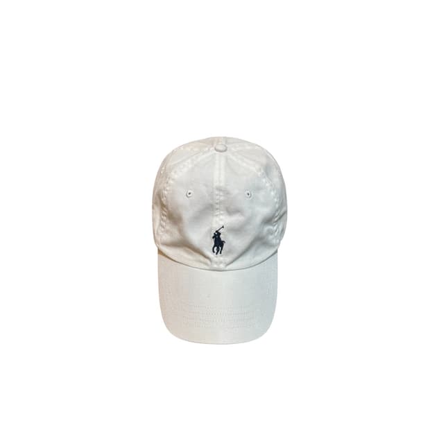 폴로 랄프로렌 신형 큐알 모자 볼캡 화이트 OS