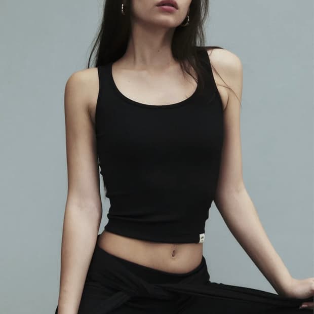 GLOWNY G CLASSIC RIB TANK (BLACK)