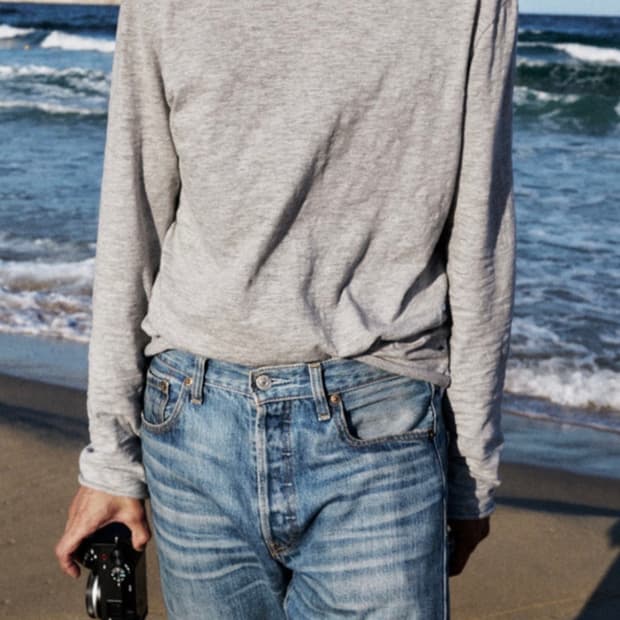 구매) Textured Roll Long Sleeve