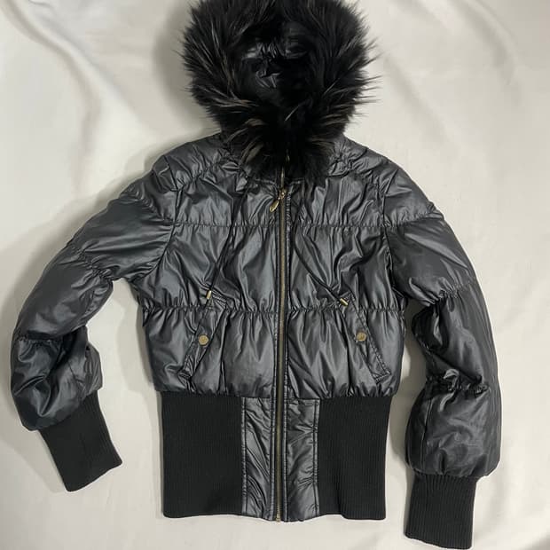 라쿤 울프죠 딱붙 봄버 패딩