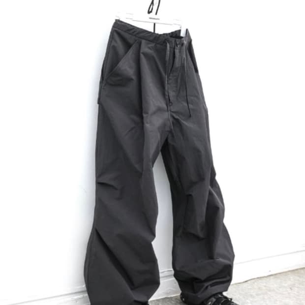 999humanity 나일론 이지팬츠 차콜