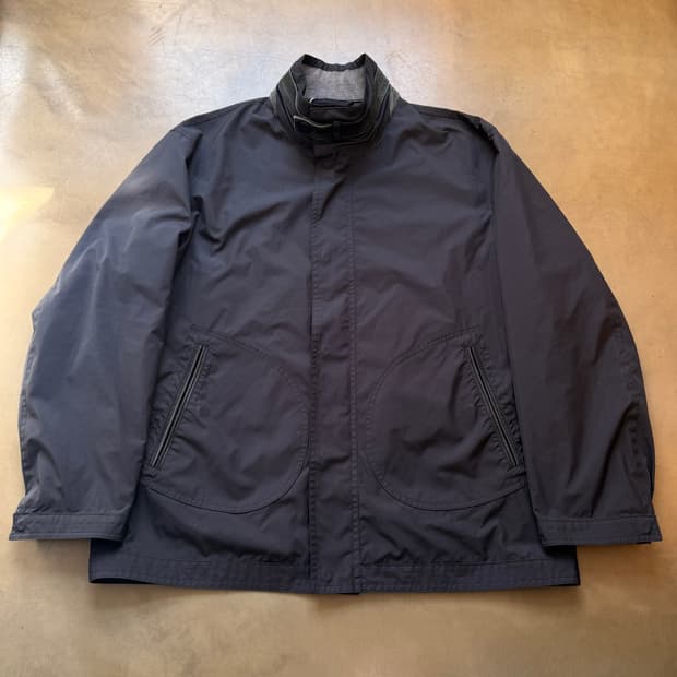 Z ZEGNA  레더 트리밍 나일론 자켓