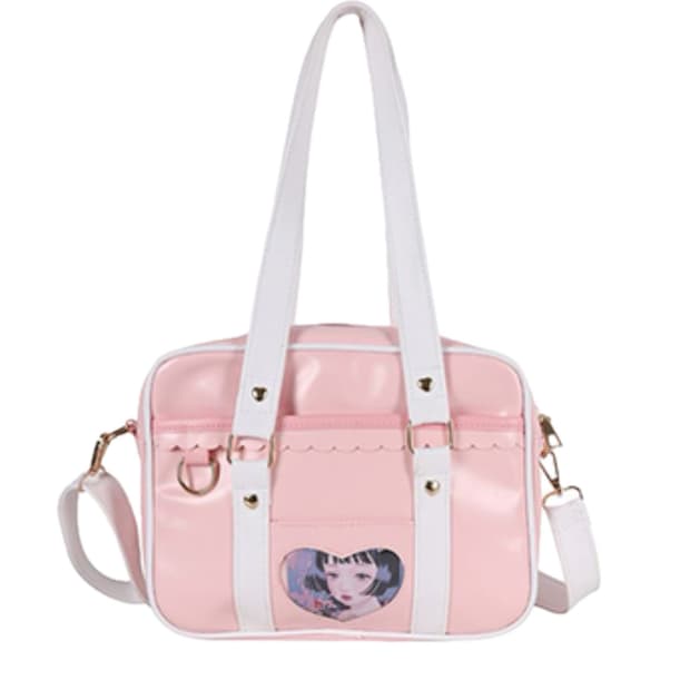 하이스쿨 핑크 이타백