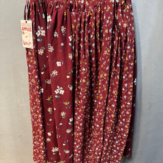 vintage skirt 빈티지 미디움 스커트