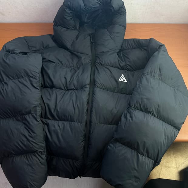 나이키ACG 써마핏 ADV 루나 레이크 루즈 후드 자켓 블랙 