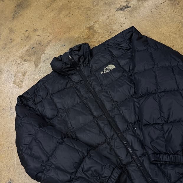 [정품/100] 노스페이스 블랙 패딩 점퍼 b18
