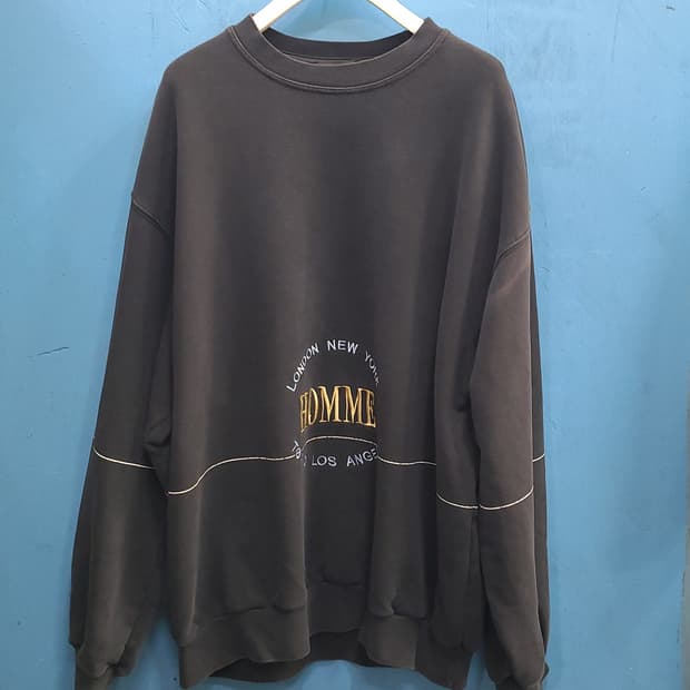 빈티지 발렌시아가 17AW 옴므 맨투맨