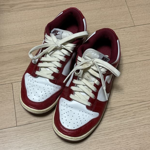 나이키 덩크 로우 레트로 팀레드