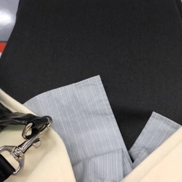 유니클로 u 스트라이프 셔츠 m