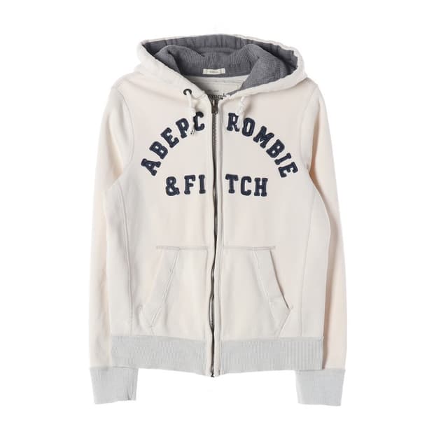 아베크롬비 앤 피치 머슬핏 아치로고 후드집업 M