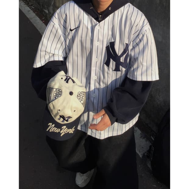 Nike 나이키 x 뉴욕양키스 에런저지 홈 유니폼