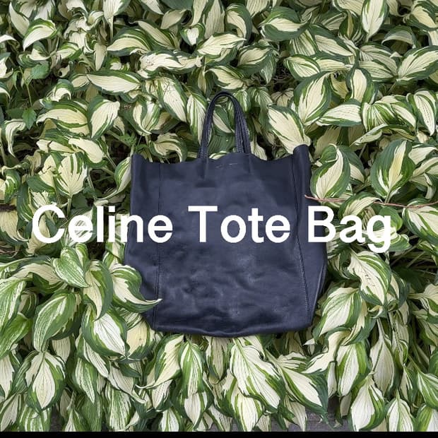 Old Celine Horizontal Cabas Tote Bag