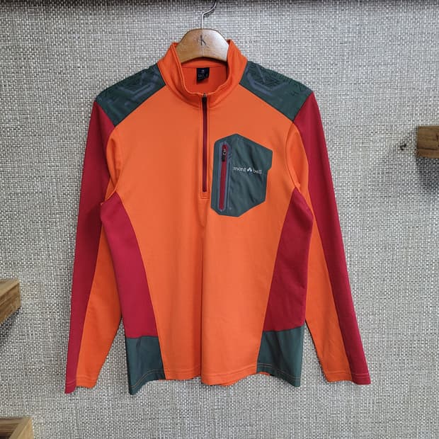 M 95사이즈 몽벨 집업 티셔츠 등산 아웃도어