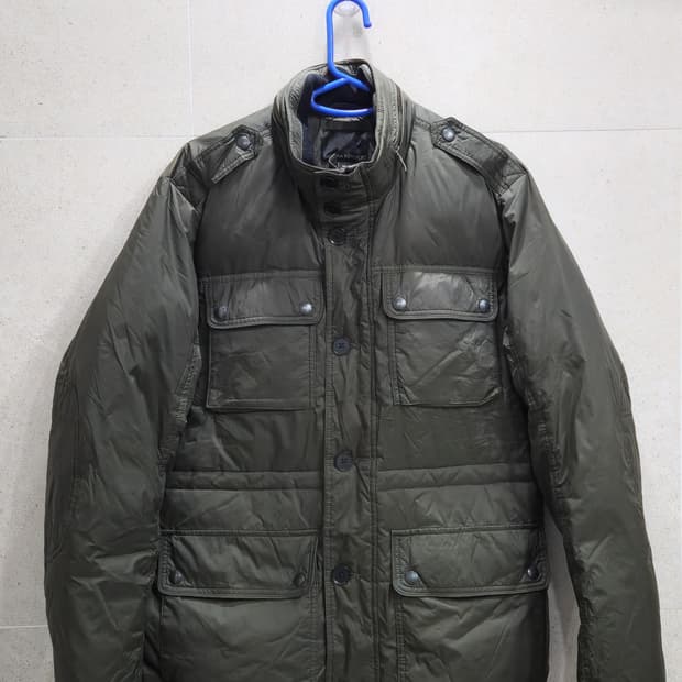 바나나리퍼블릭 카키 패딩 점퍼 M(100)