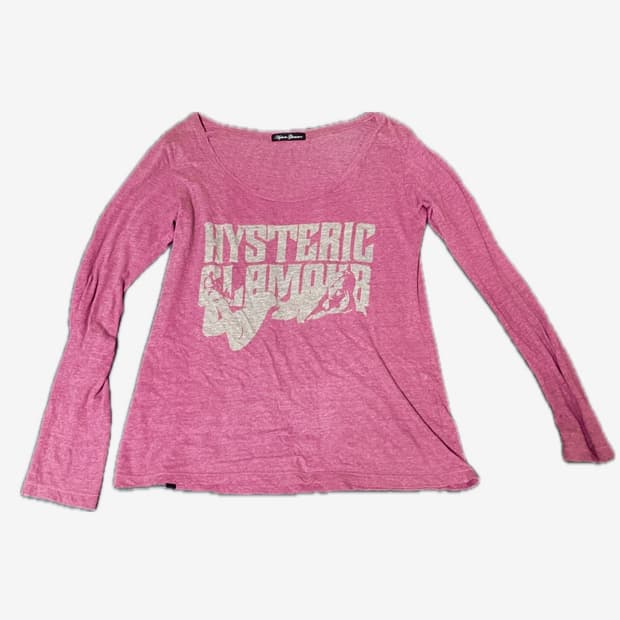 히스테릭 글래머 누워있는 히스걸 롱슬리브